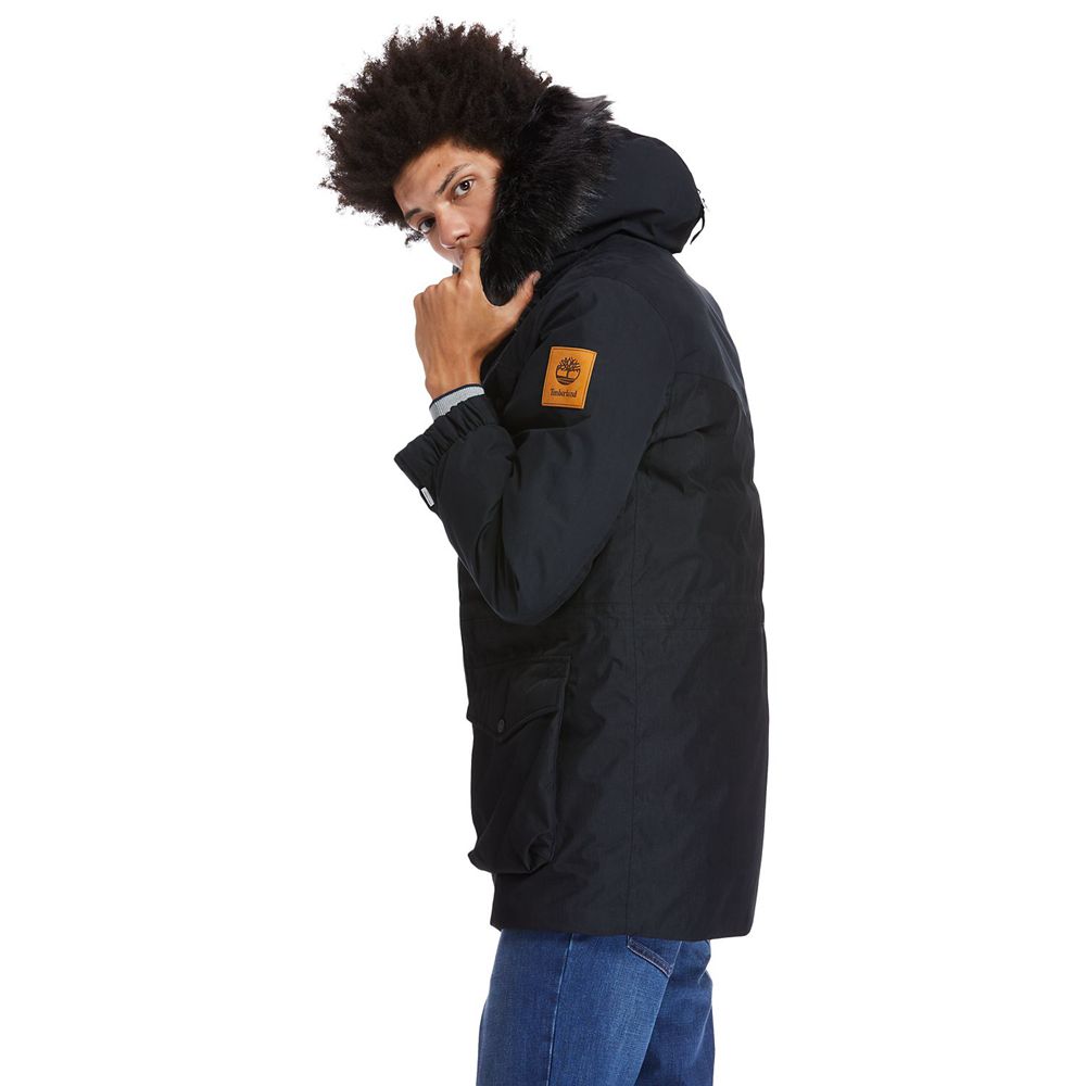 Geaca Timberland Barbati Negrii - Outdoor Heritage Expedition Parka - Romania - FLXSUB610